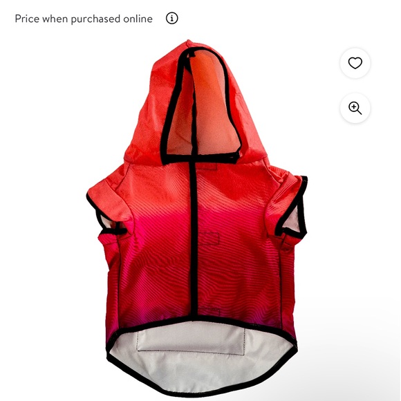 Waterproof raincoat Jacket For Dogs Size Medium - Picture 4 of 6